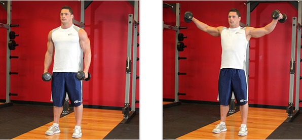 Standing Dumbbell Lateral Raise