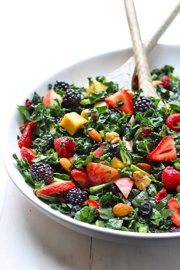 The Best Kale Summer Salad