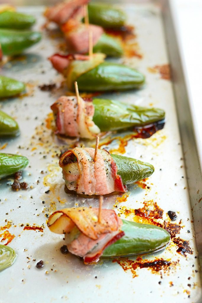 Bacon Wrapped Jalapeno Poppers