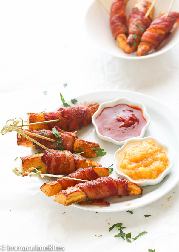Bacon Wrapped Plantain