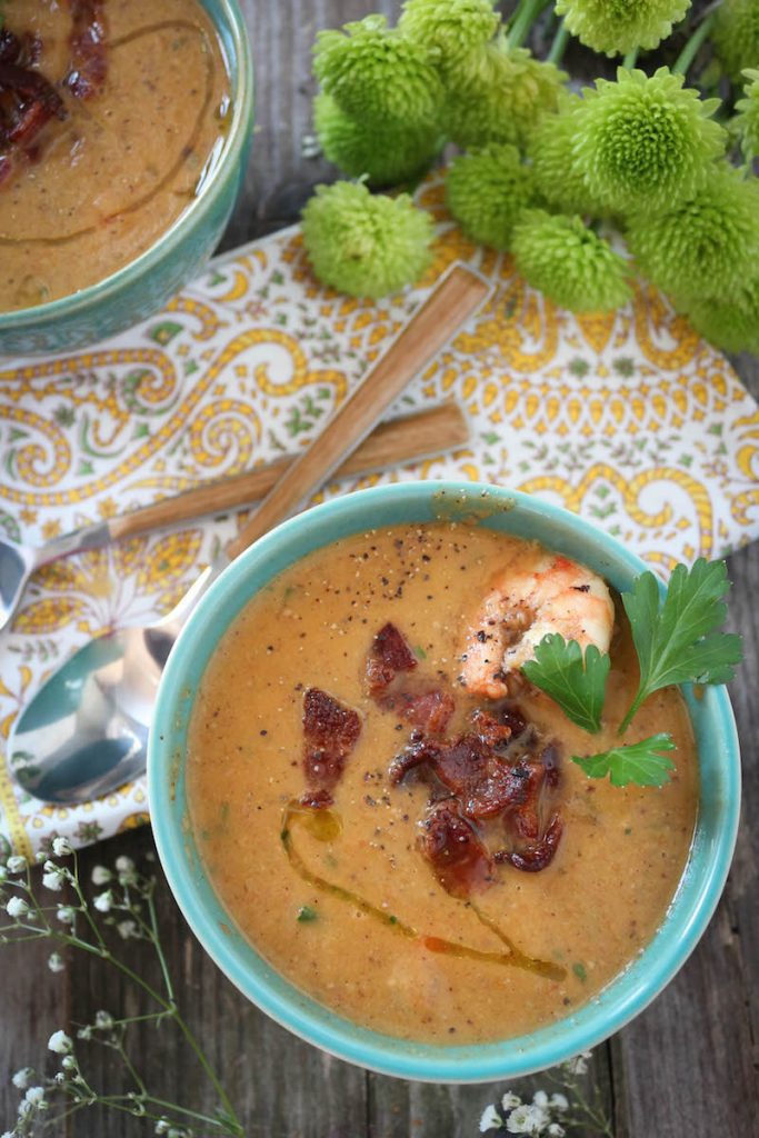 Creamy Cauliflower Shrimp Chowder