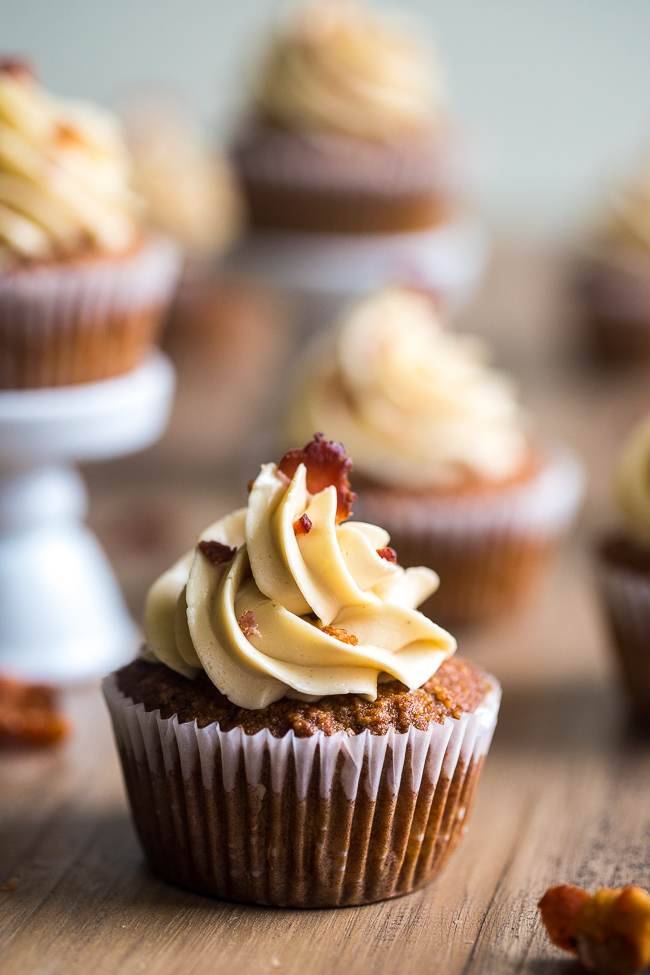 Maple Bacon Gluten Free Cupcakes With Bacon Buttercream