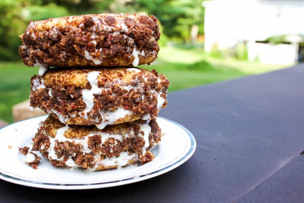 Paleo Bacon Snickerdoodle Ice Cream Sandwich