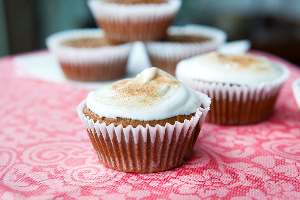 Dirty Chai Paleo Muffins with Cinnamon Sugar and Whipped Cream