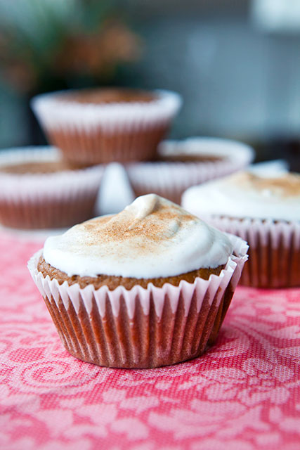 Dirty Chai Paleo Muffins with Cinnamon Sugar and Whipped Cream