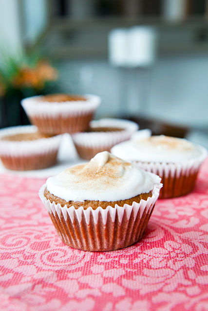 Dirty Chai Paleo Muffins with Cinnamon Sugar and Whipped Cream