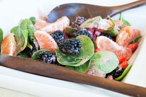 Summer Salad with Strawberry Vinaigrette