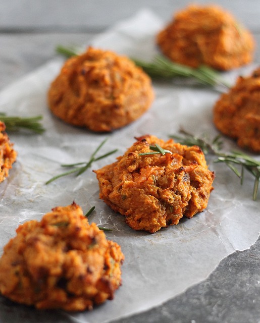 Sweet Potato Bacon Biscuits