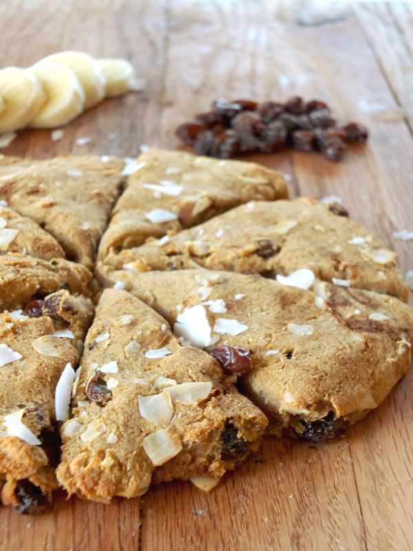 Sweet Potato Raisin AIP Scones