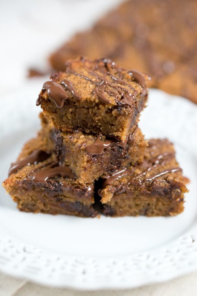 Paleo Banana Coconut Blondies