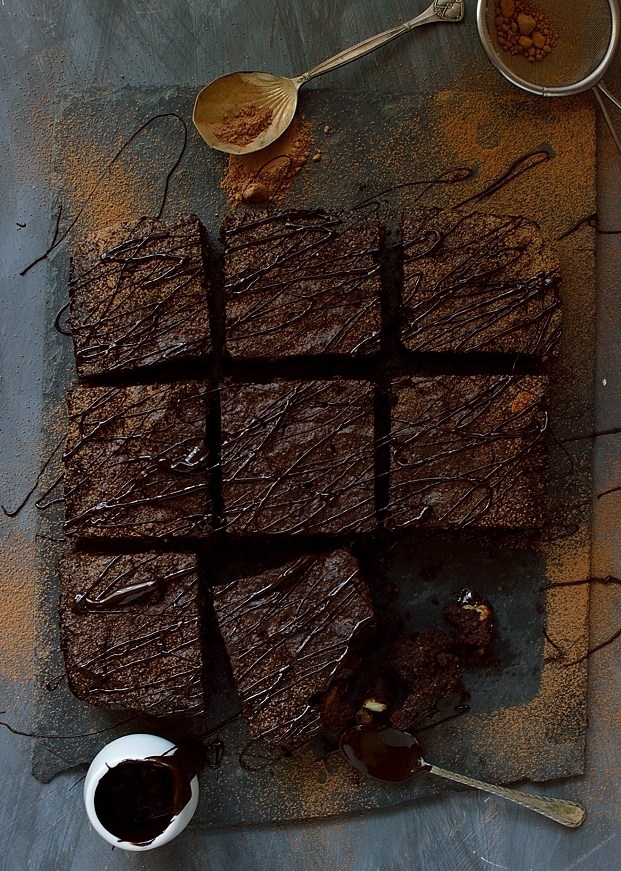 Rich, Fudgy Better-For-You Brownies (Gluten:Grain:Refined Sugar:Dairy-Free)