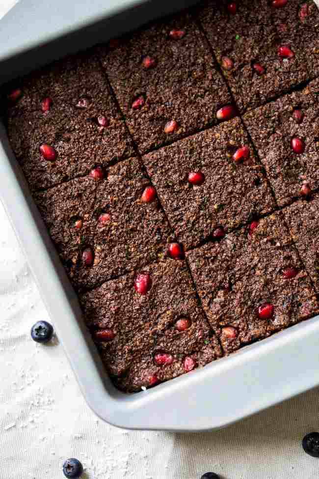 SUPERFOOD PALEO BROWNIES {NO BAKE + SUPER SIMPLE}