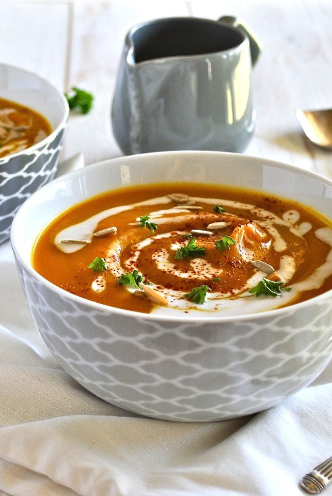 CREAMY PUMPKIN & COCONUT SOUP