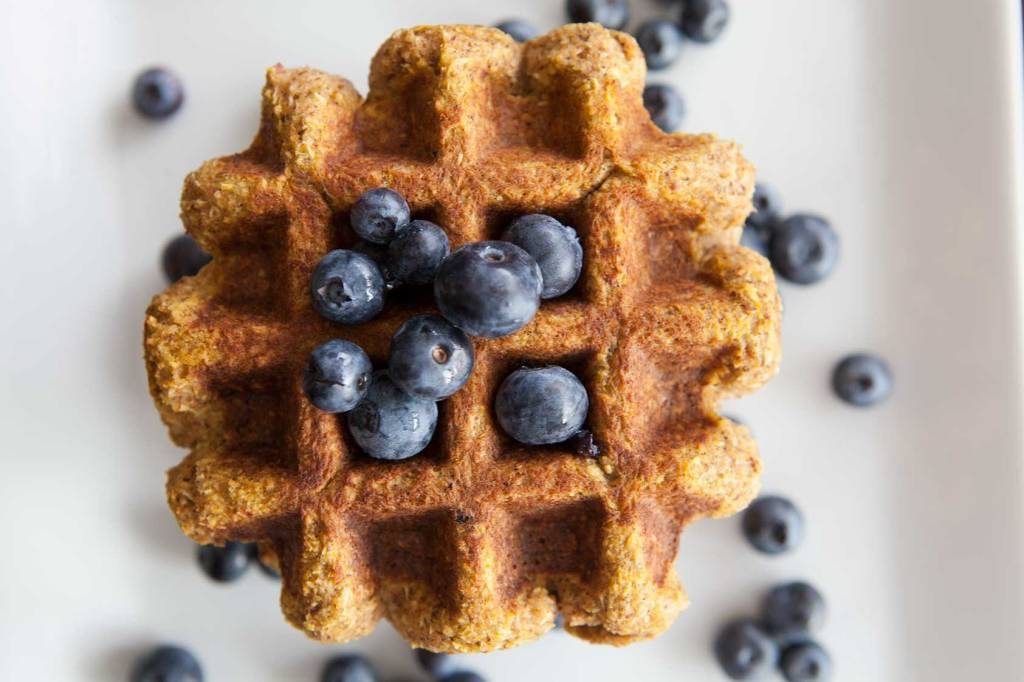 PUMPKIN COCONUT WAFFLES