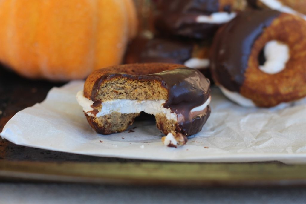 PUMPKIN CREAM DONUT SANDWICHES