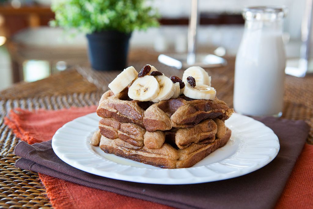 Paleo Plantain Waffles