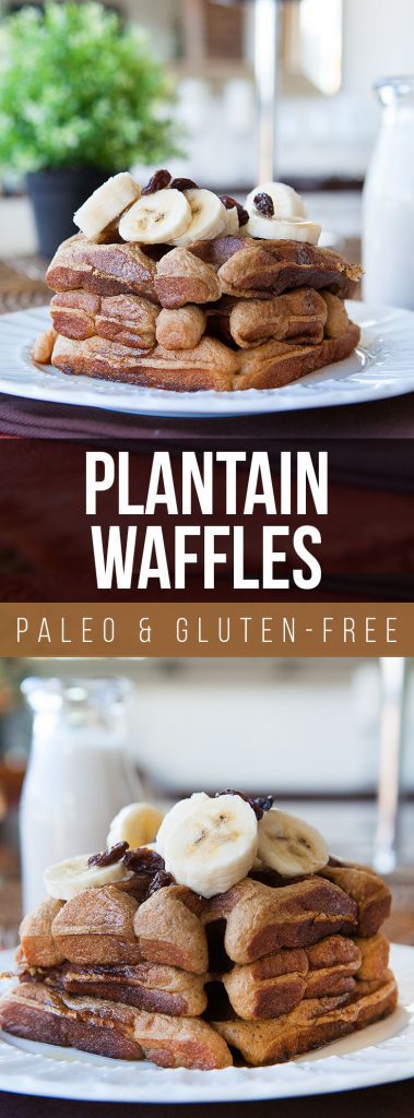 Paleo Plantain Waffles