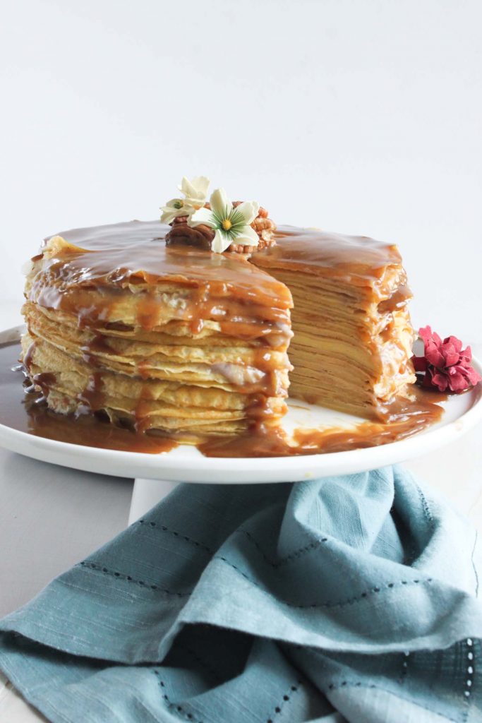 BANANA & BUTTERSCOTCH CREPE CAKE