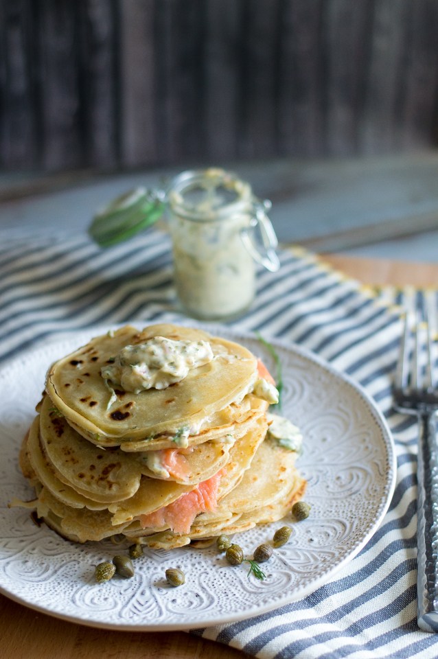 SMOKED SALMON CREPES