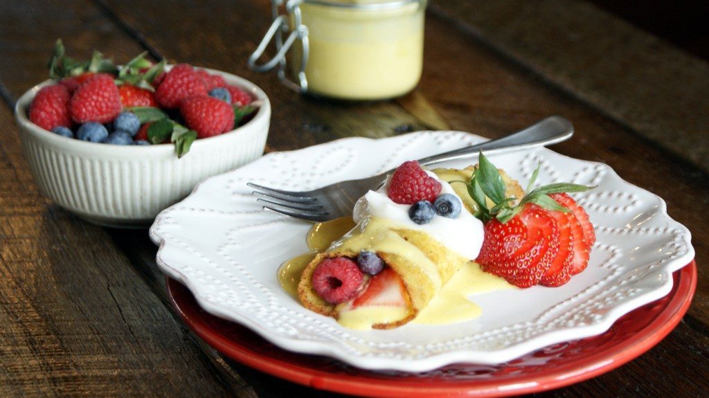 TRIPLE BERRY BANANA CREPES