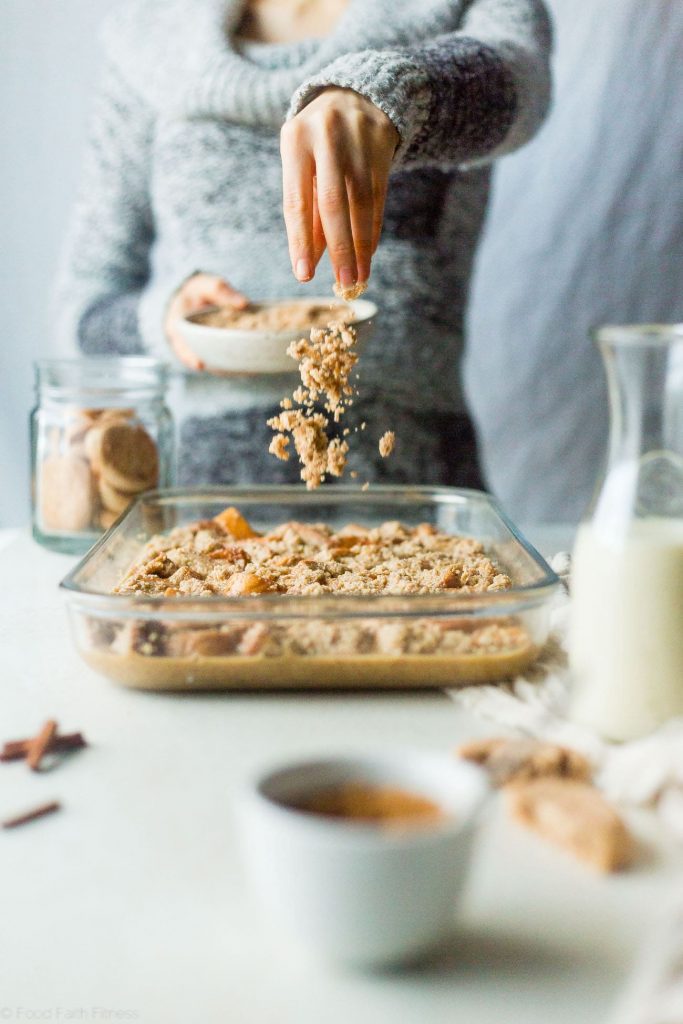 EGGNOG SNICKERDOODLE BAKED FRENCH TOAST CASSEROLE