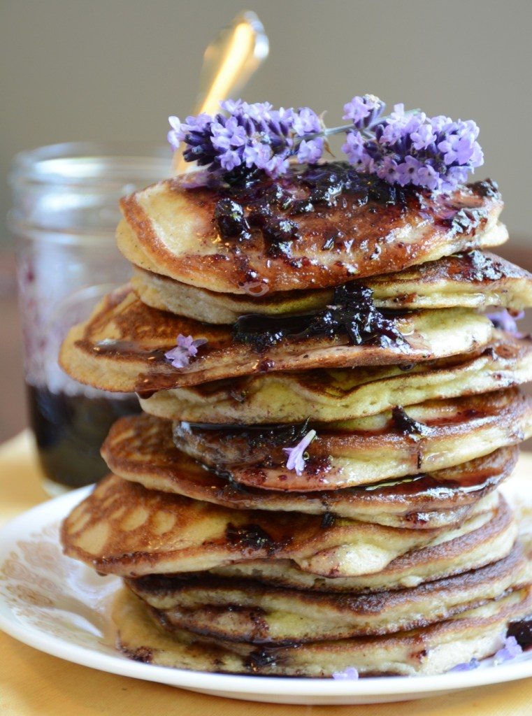 HUCKLEBERRY LAVENDER PALEO PANCAKES