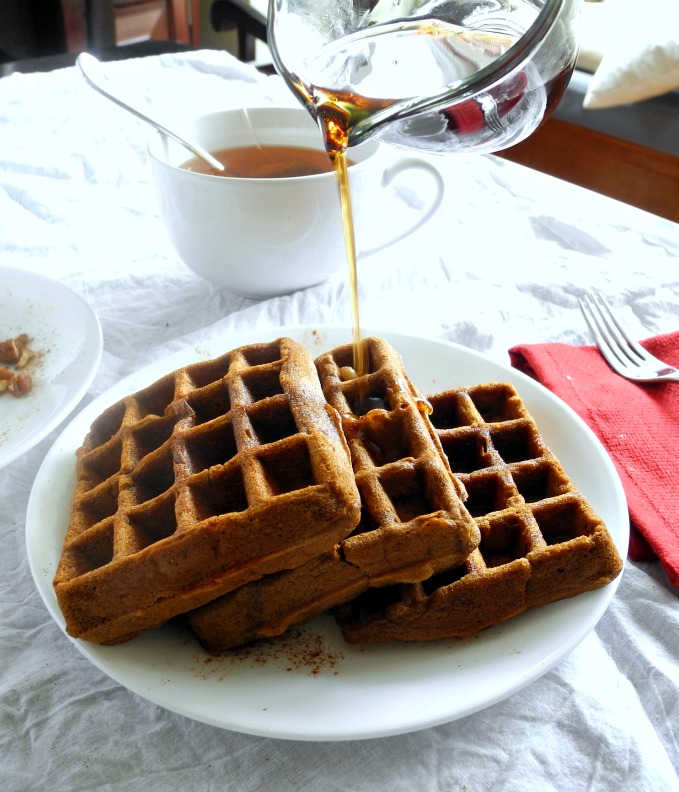 PALEO GINGERBREAD WAFFLES