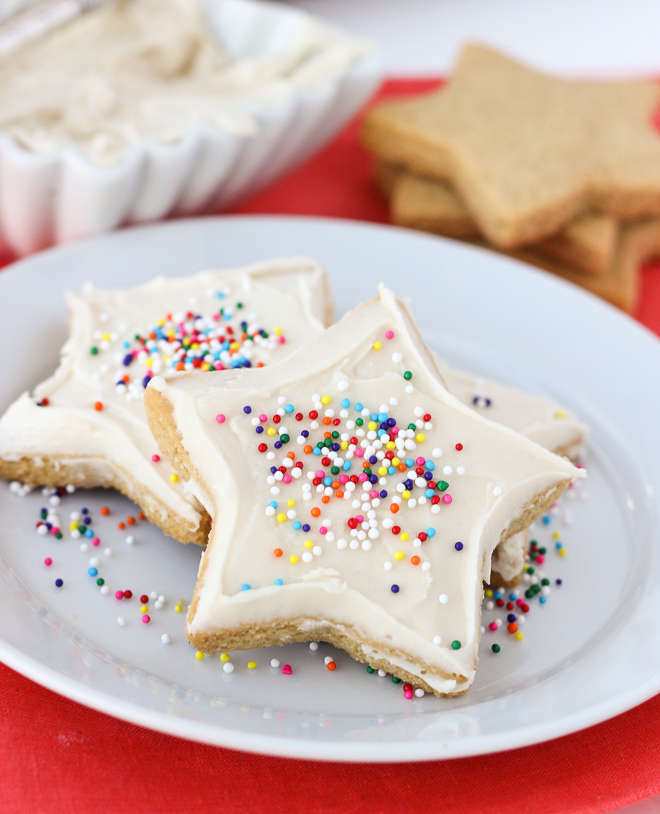 THE BEST ALMOND FLOUR SUGAR COOKIES