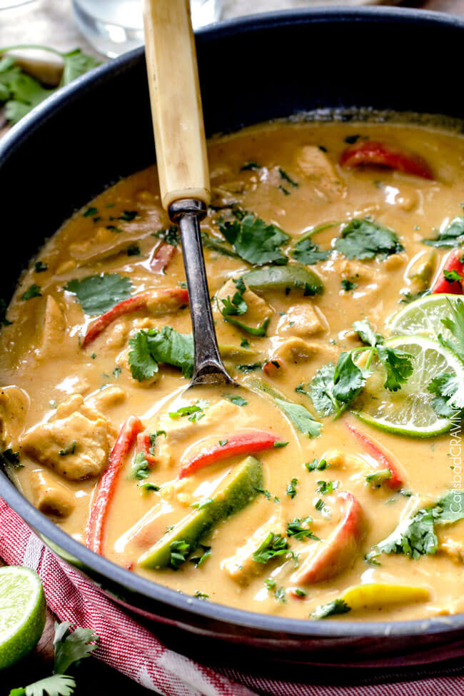 CHICKEN IN COCONUT MANGO VERDE SAUCE