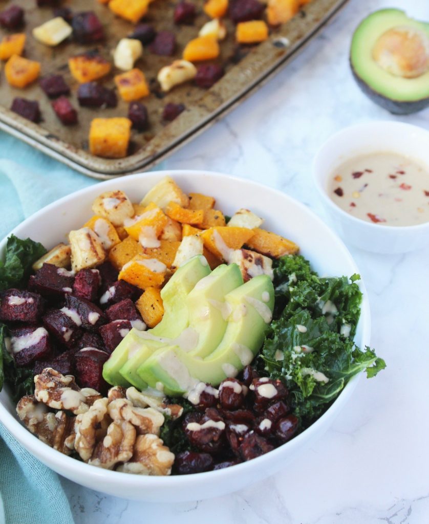 ROASTED WINTER VEGGIE POWER BOWL