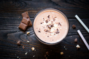 Dark Chocolate Smoothie with Collagen Peptides