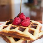 Lemon Poppy Seed Protein Waffles