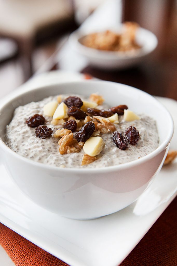 White Chocolate Chia Pudding