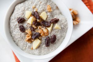 White Chocolate Chia Pudding