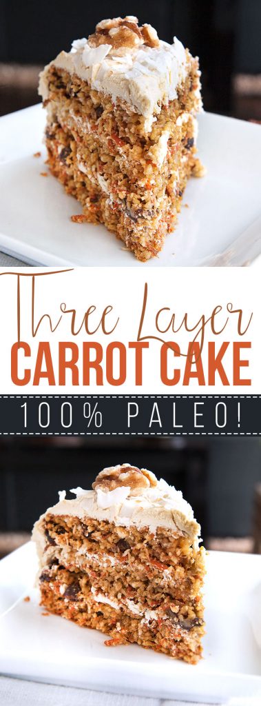 3 Layer Paleo Carrot Cake