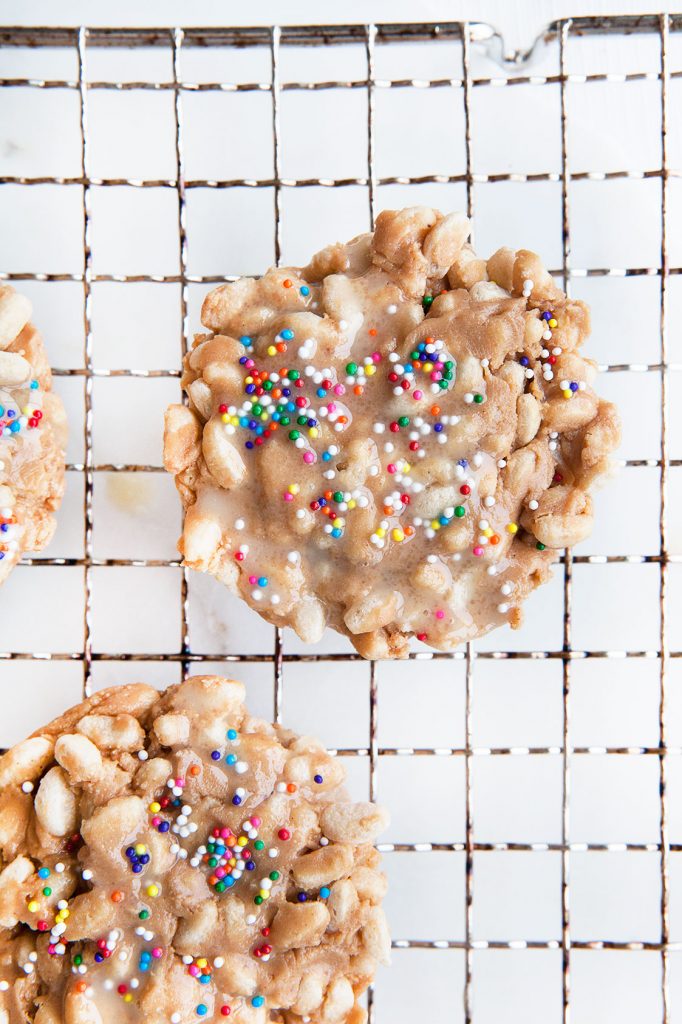 Protein Peanut Butter Rice Krispy Cups