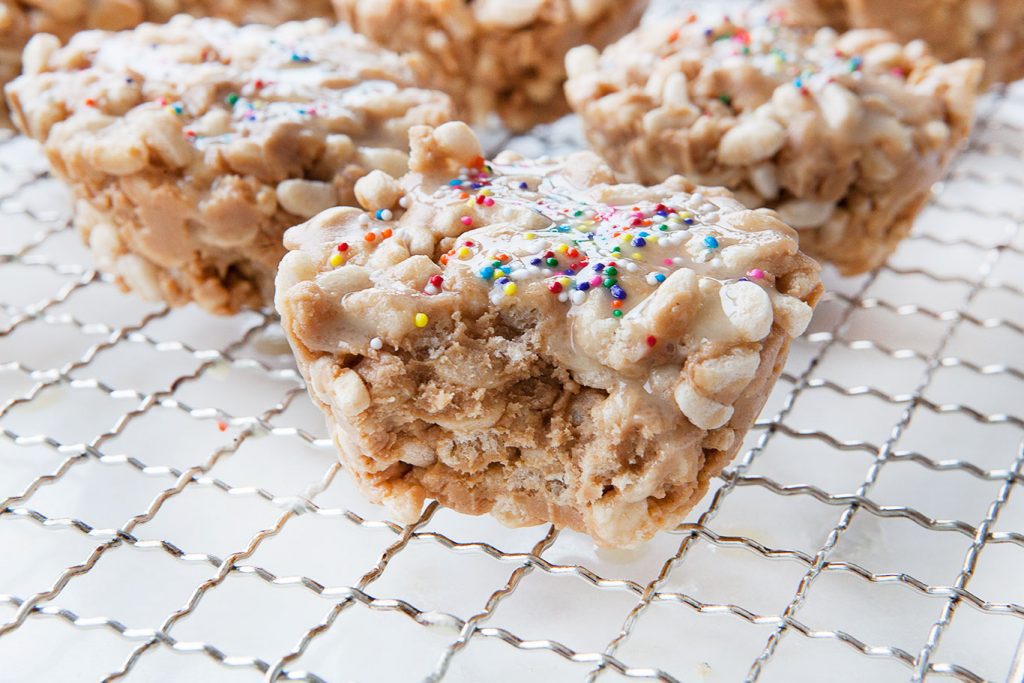 Protein Peanut Butter Rice Krispy Cups