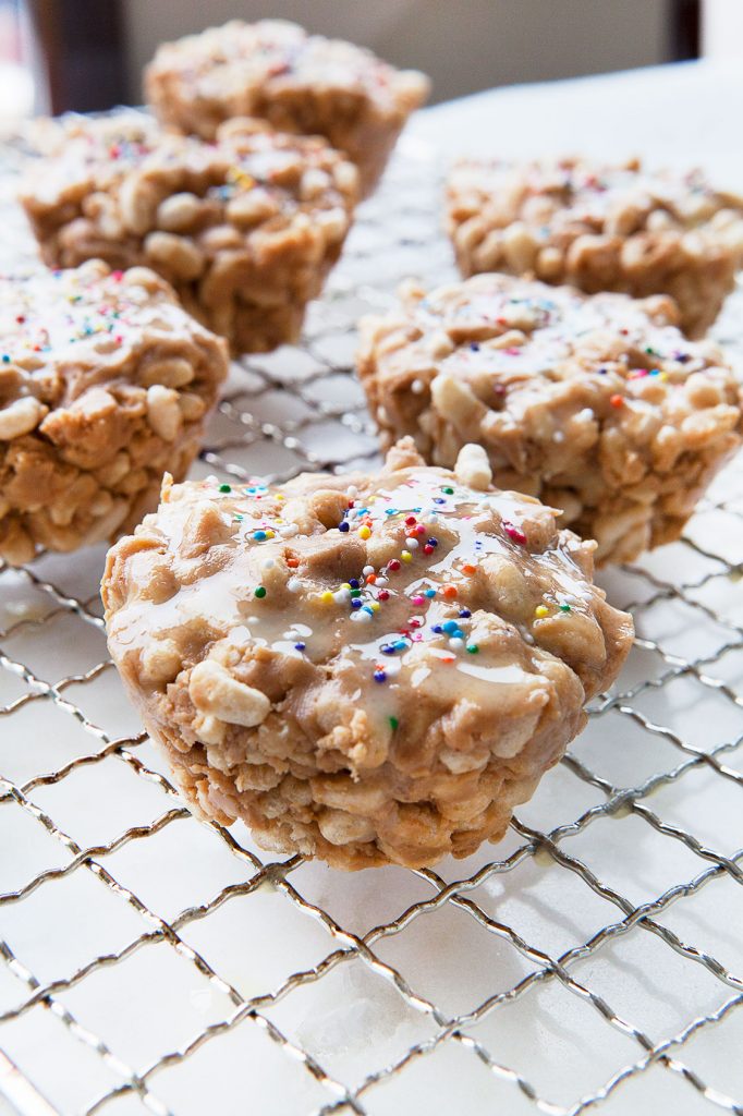 Protein Peanut Butter Rice Krispy Cups