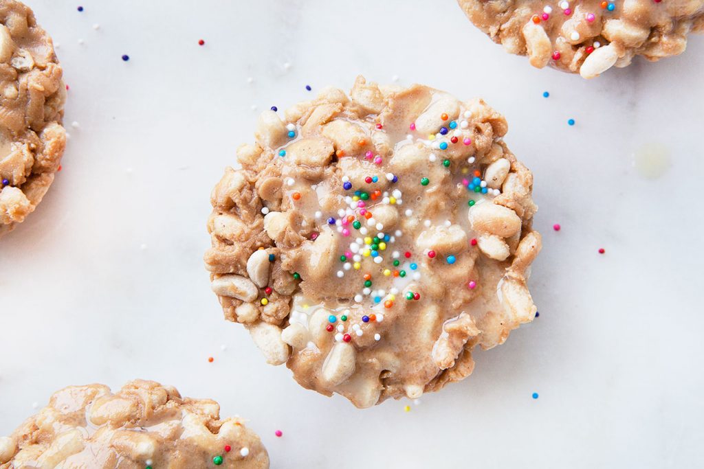 Protein Peanut Butter Rice Krispy Cups