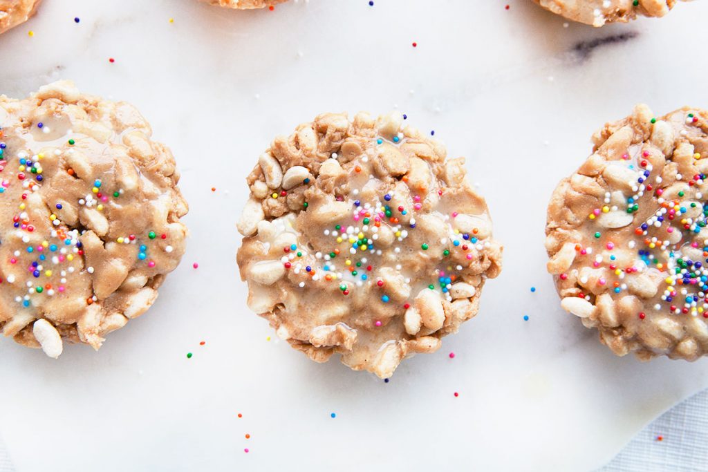 Protein Peanut Butter Rice Krispy Cups