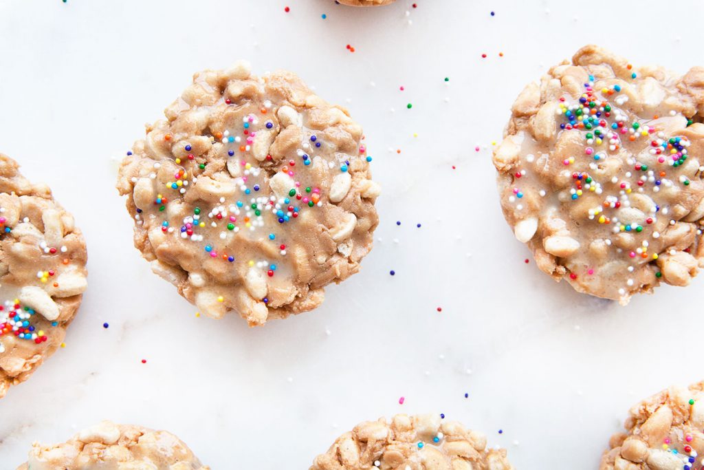 Protein Peanut Butter Rice Krispy Cups