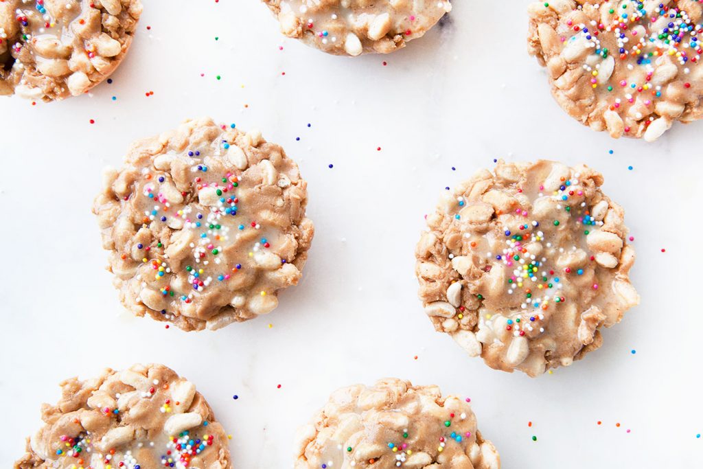 Protein Peanut Butter Rice Krispy Cups