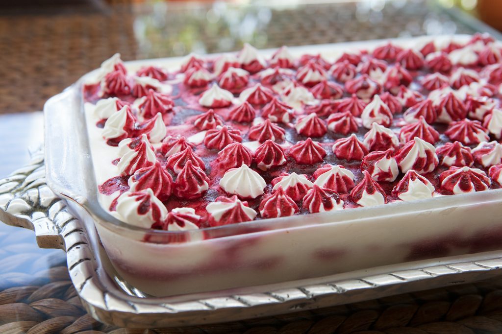 Frozen Blackberry Torte