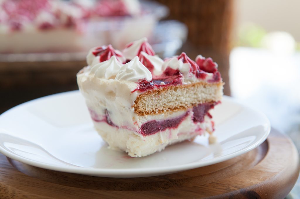 Frozen Blackberry Torte