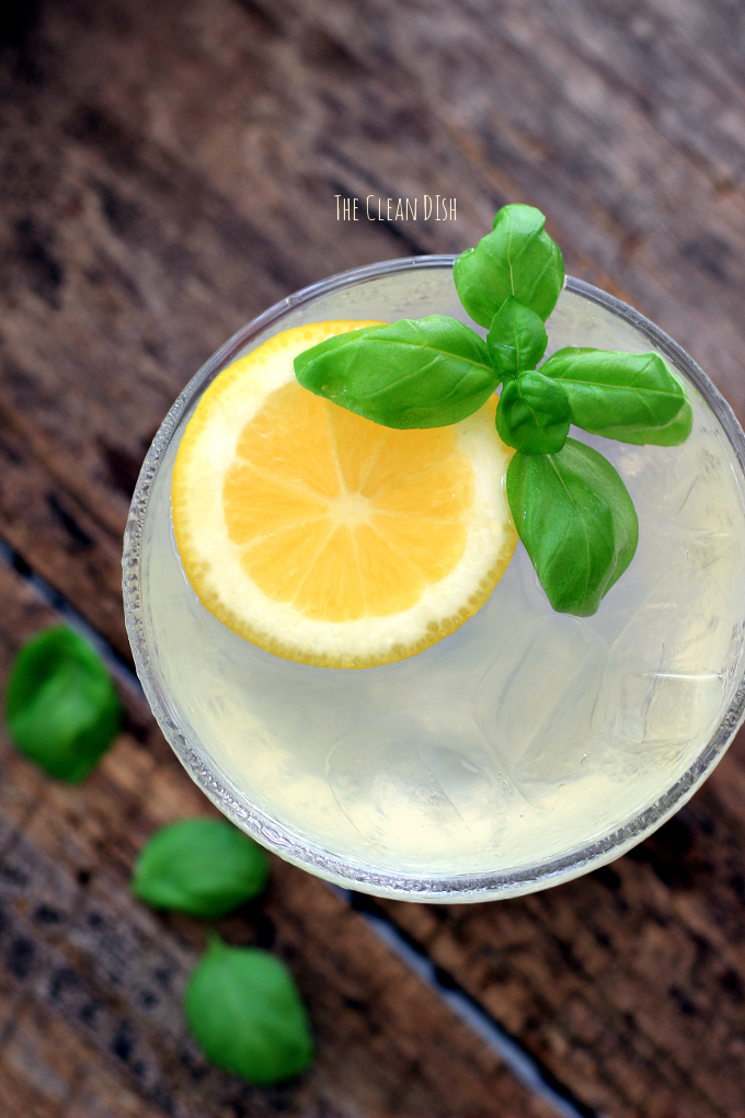 BASIL INFUSED LEMON DROP COCKTAIL