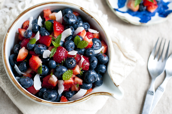 BERRY & COCONUT FRUIT SALAD