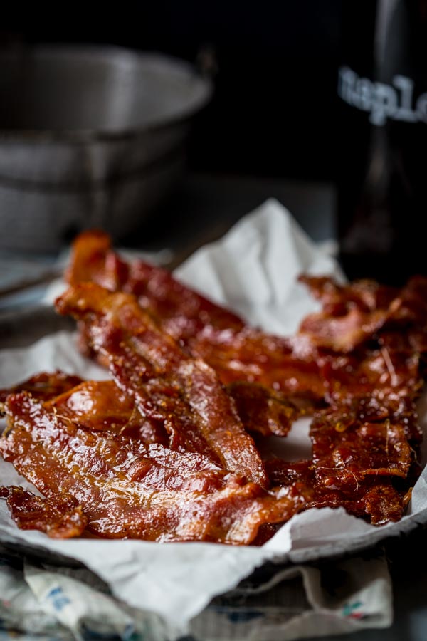 BLACK PEPPER MAPLE CANDIED BACON