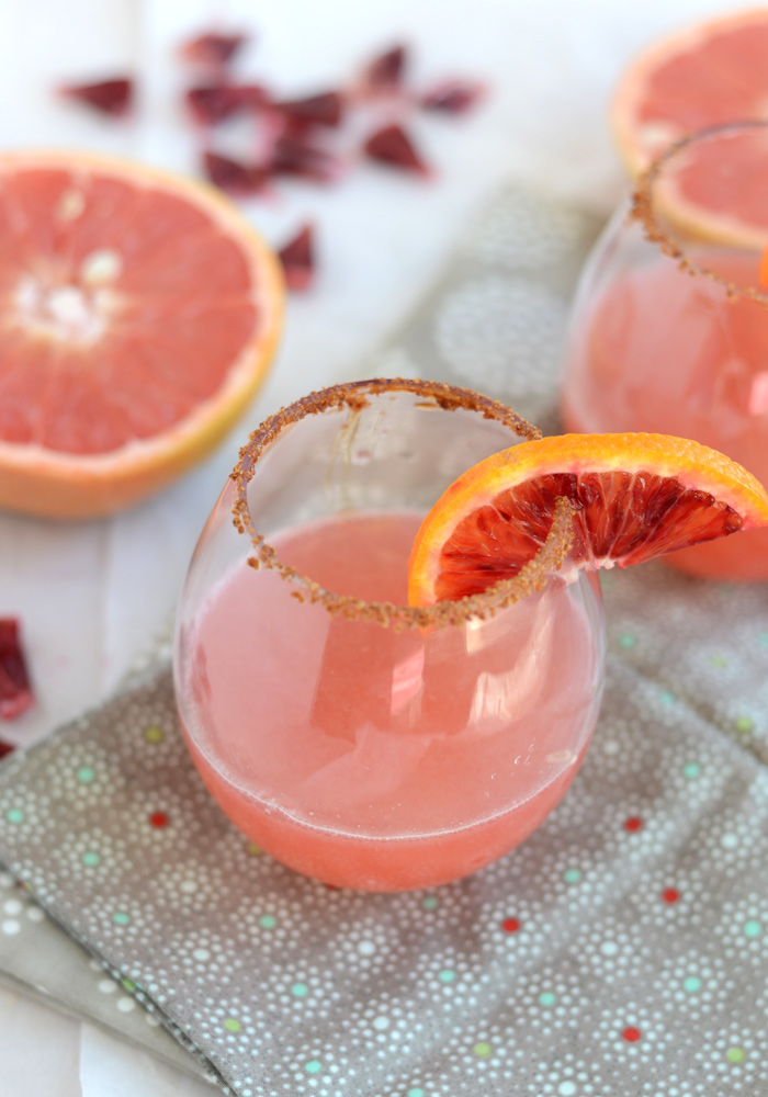 BLOOD ORANGE AND GRAPEFRUIT MOCKTAIL