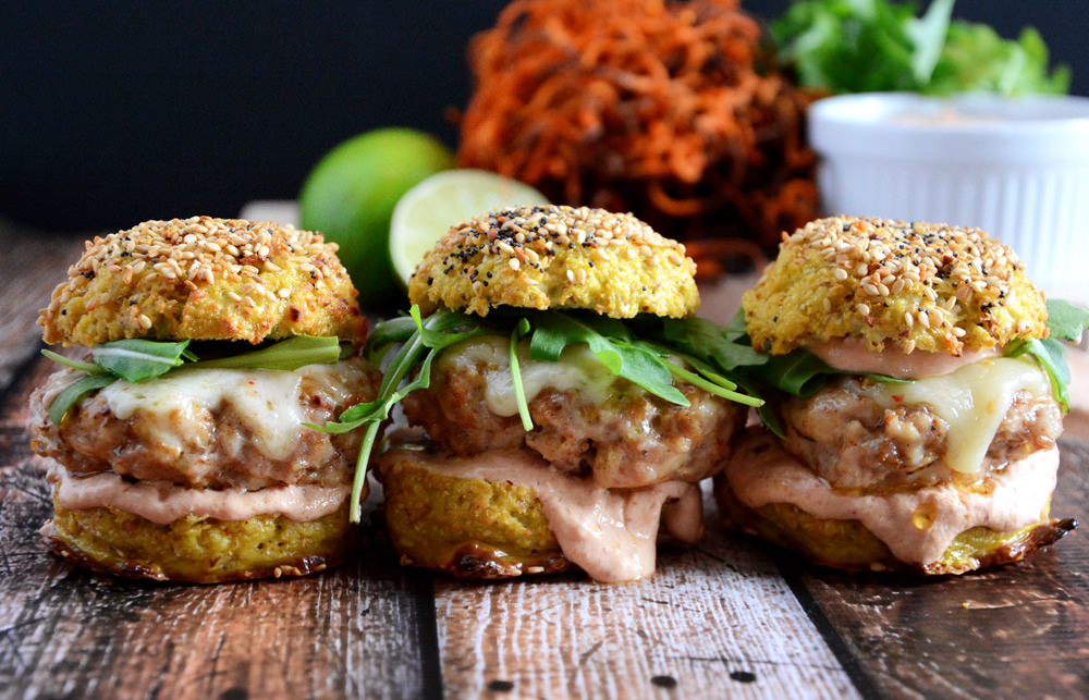 CHIPOTLE CHICKEN AND ANDOUILLE SAUSAGE SLIDERS