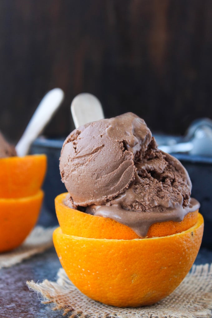 CHOCOLATE ORANGE ICE CREAM